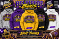 🏈 Belvidere Bucs Football Hoodies 💜💛
