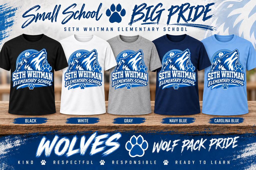 🐺 Seth Whitman Elementary Wolves Spirit Wear