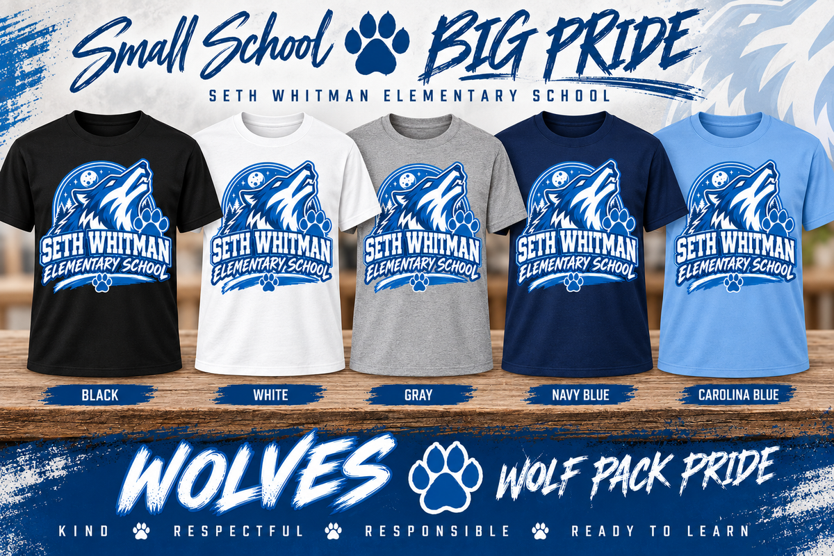 🐺 Seth Whitman Elementary Wolves Spirit Wear